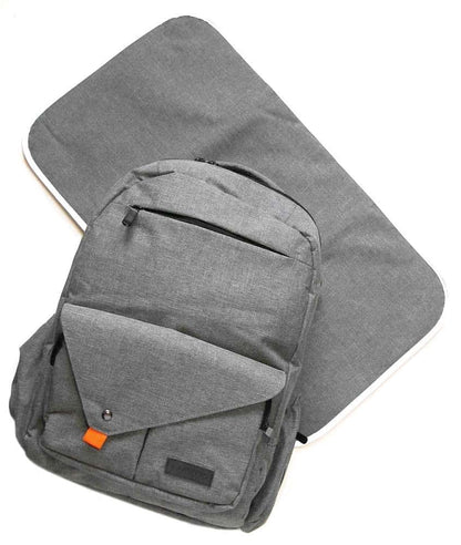 Bagwerx Backpack Diaper Bag with Changing Pad and Insulated Pockets