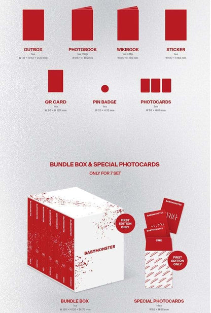 Dreamus BabyMonster 1st Mini Album YG Tag Album Version Pharita