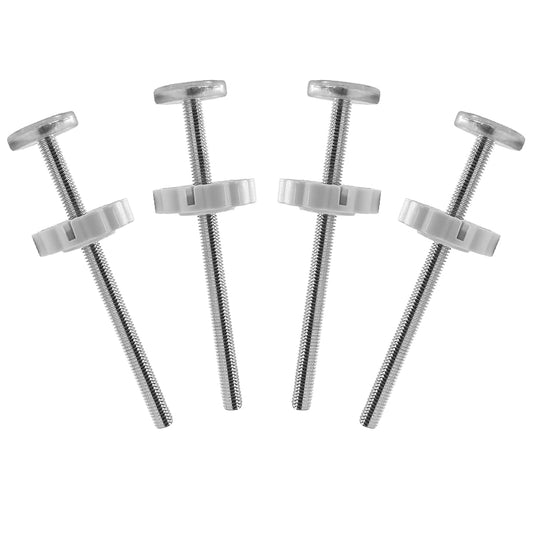e5e10 4Pcs Baby Gate Threaded Spindle Rod M8 (8mm) Replacement Parts for Baby & Pet Pressure Mounted Safety Gates Extra