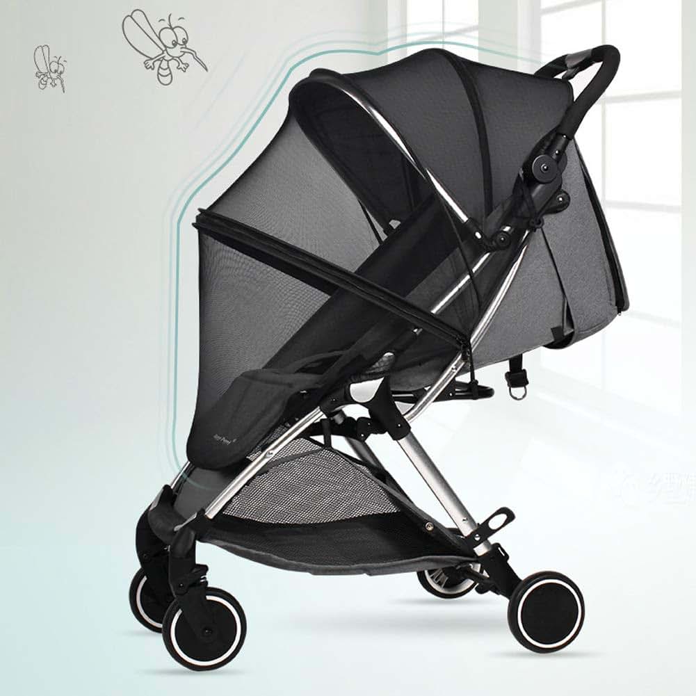 Ibluelover Stroller Mosquito Net, Breathable Mesh Cover, 110cm Stretch