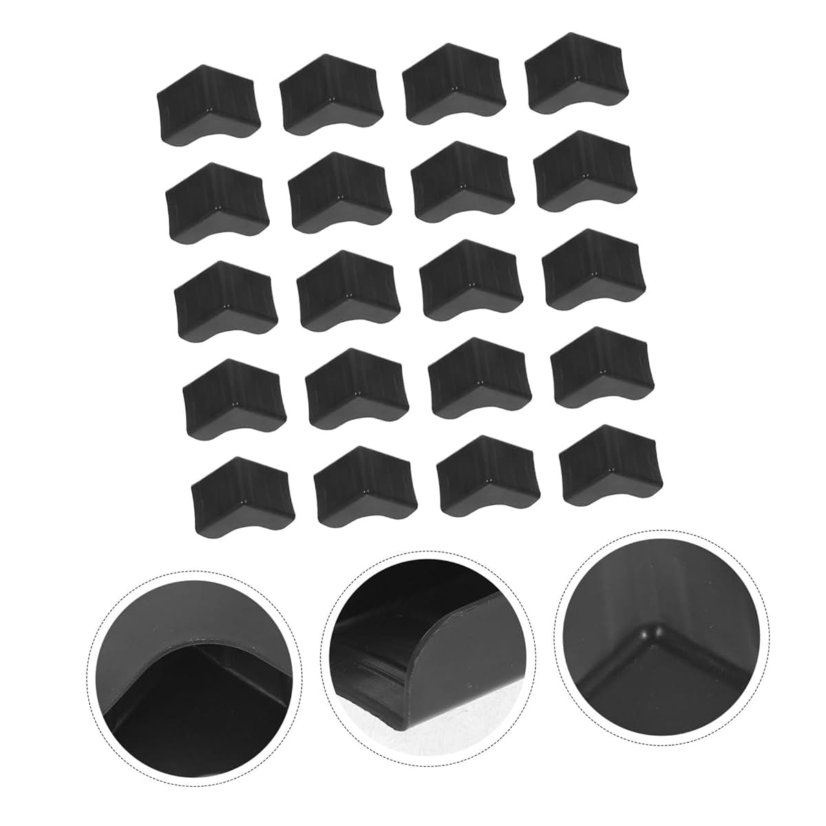 Doitool Furniture Corner Protectors, 100 Piece Table Edge Guards