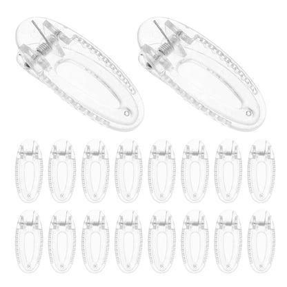 Oatipho 20 Pcs Toddler Hair Clips Transparent Mini Alligator Snap Clips