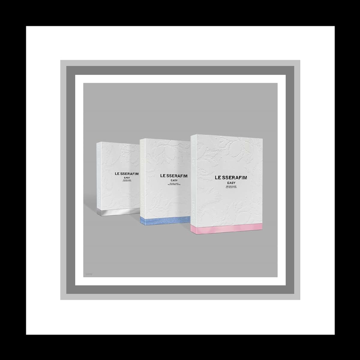 Kpop Le Sserafim Easy 3rd Mini Album Standard Version CD Set