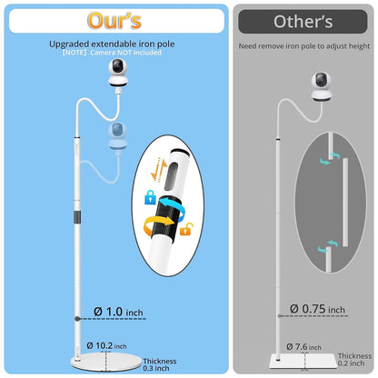 Derebir Enhanced Baby Monitor Floor Stand