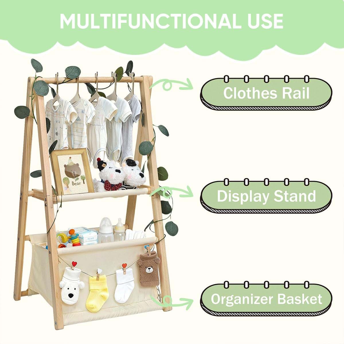Nursery Storage Bin and Basket Organizer