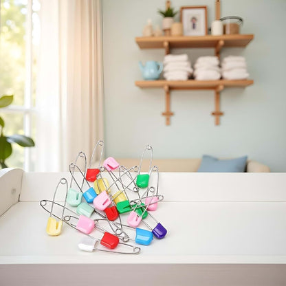 Cloth Nappy Pins | Safety Locking Diaper Fasteners