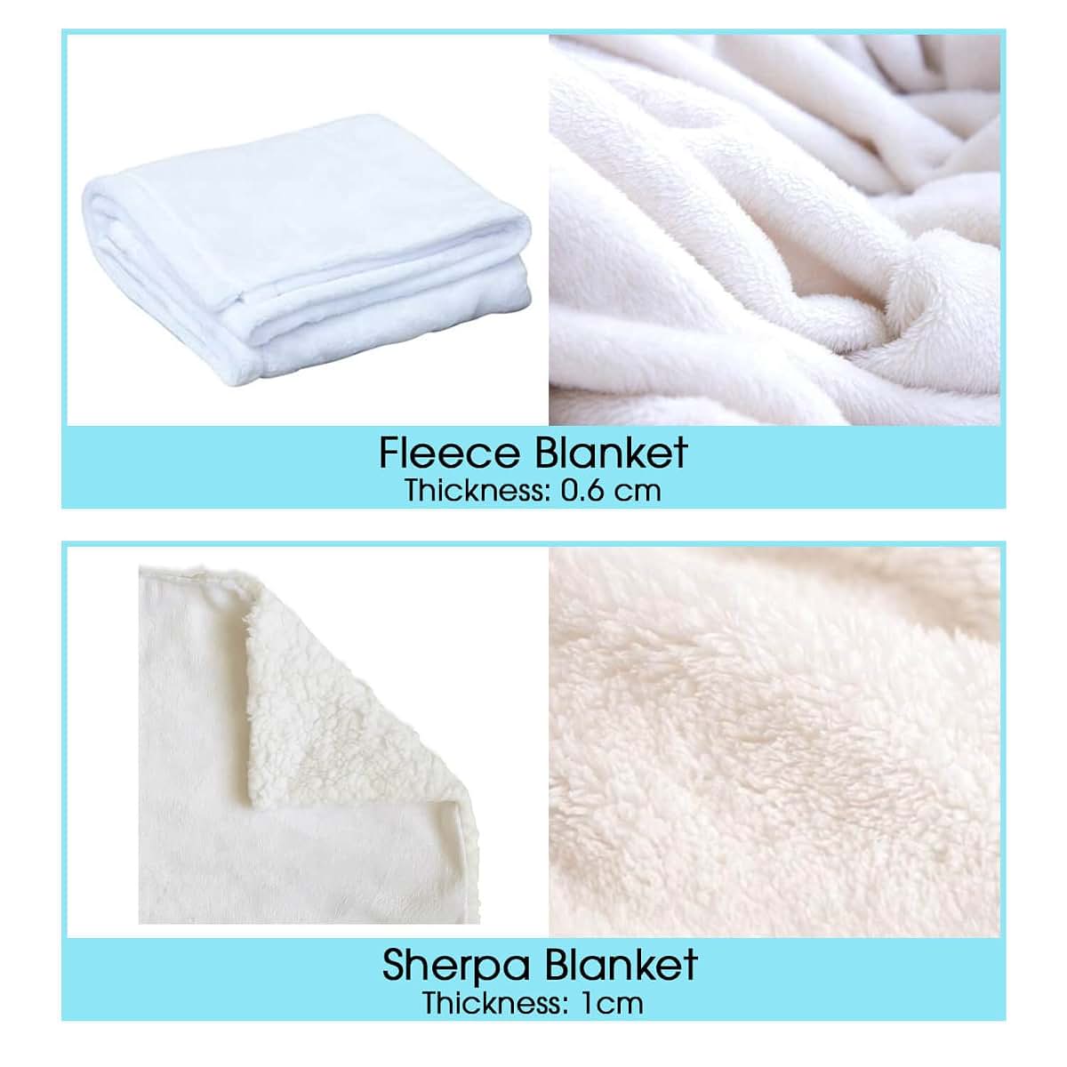 TeesNow Personalized Mom Fleece Throw Blanket, Baby Size 30 x 40 In (photo 4)