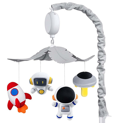Feisike Space Crib Mobile for Nursery Decor and Playful Exploration