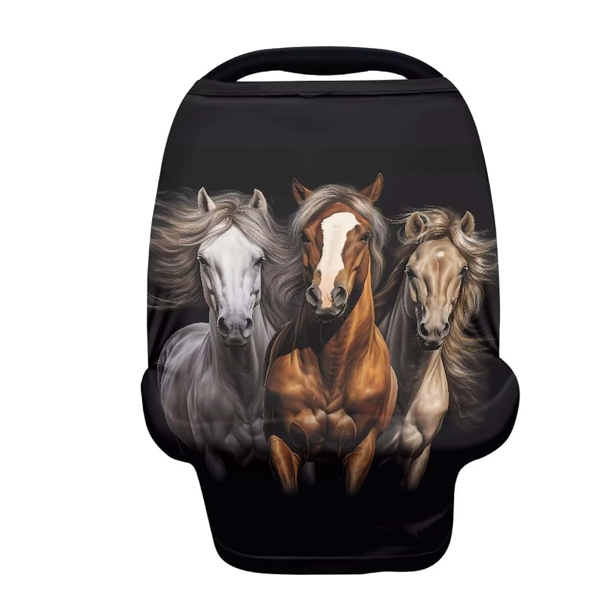 Zfrxign Horse Car Seat Cover