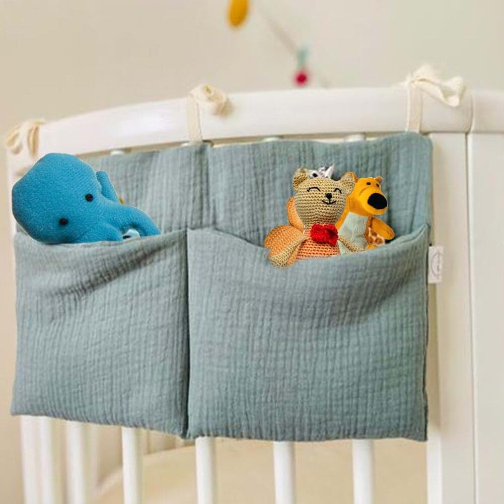 EUBuy Hanging Storage Bag Organizer for Baby Crib and Stroller