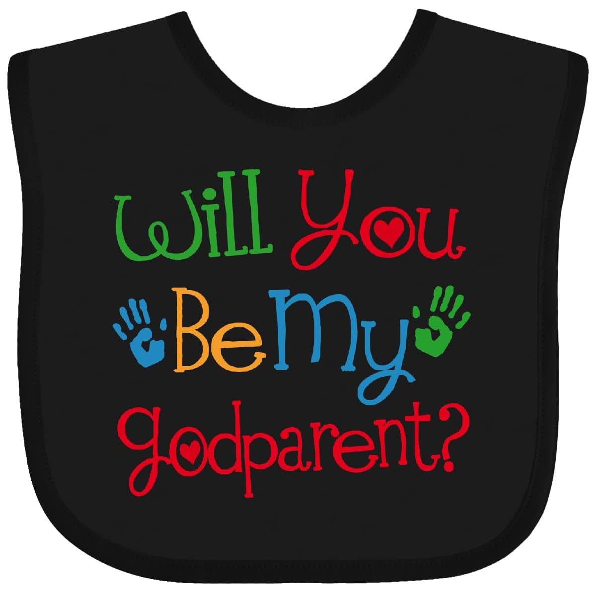 Inktastic Godparent Proposal Baby Bib