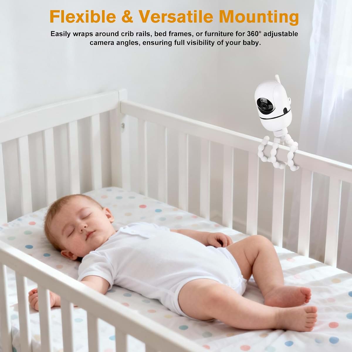Wochel US Flexible Baby Monitor Mount for HelloBaby