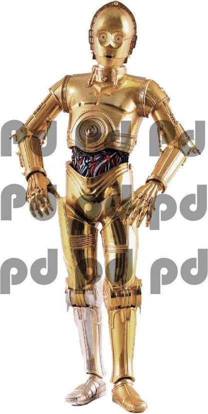 Wall Decals C3PO Vinyl Wall Mural For Nursery And Kids Room Decor