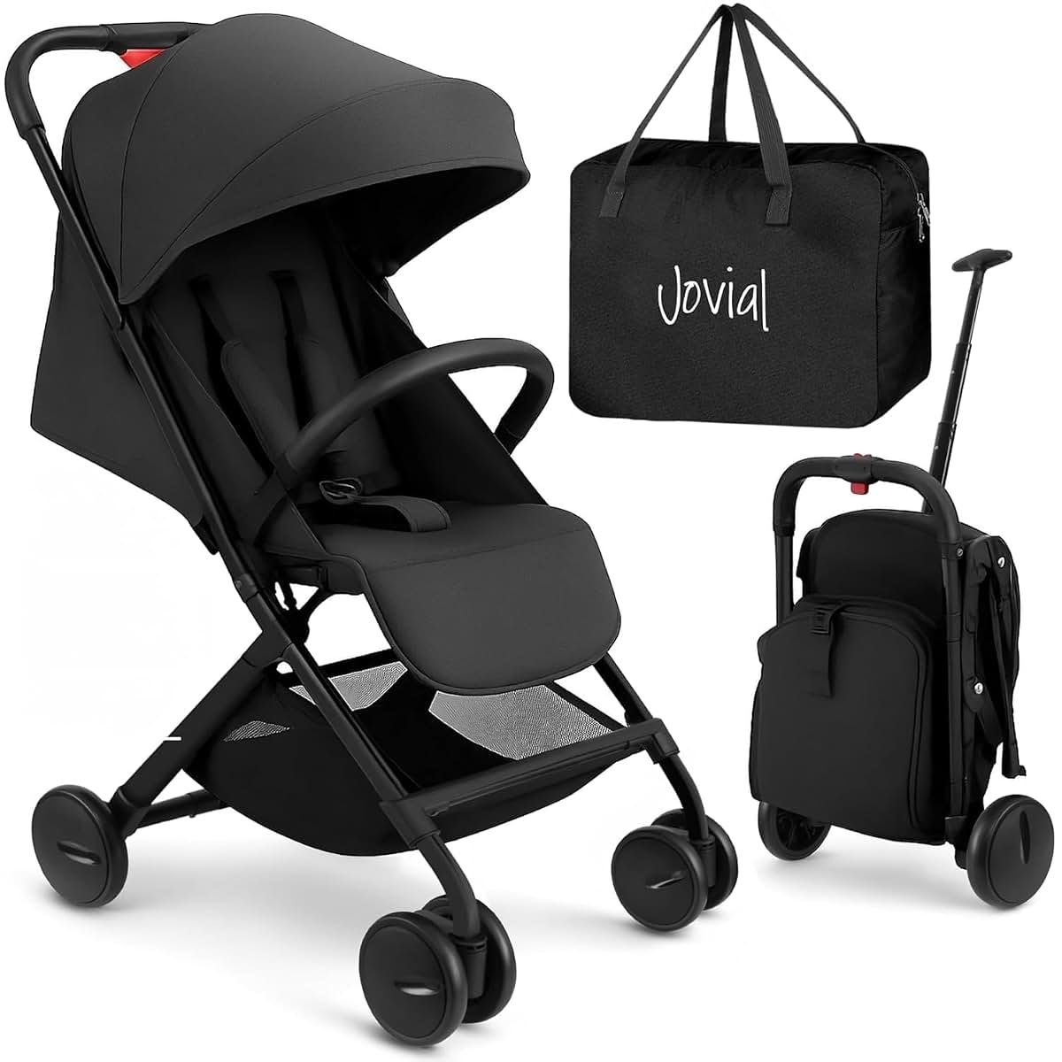 Jovial Lightweight Folding Travel Stroller With Reclining Seat