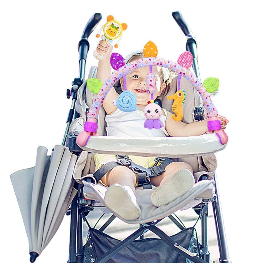 Caterbee Baby Mobile Toys for Stroller, Crib & Car Seat
