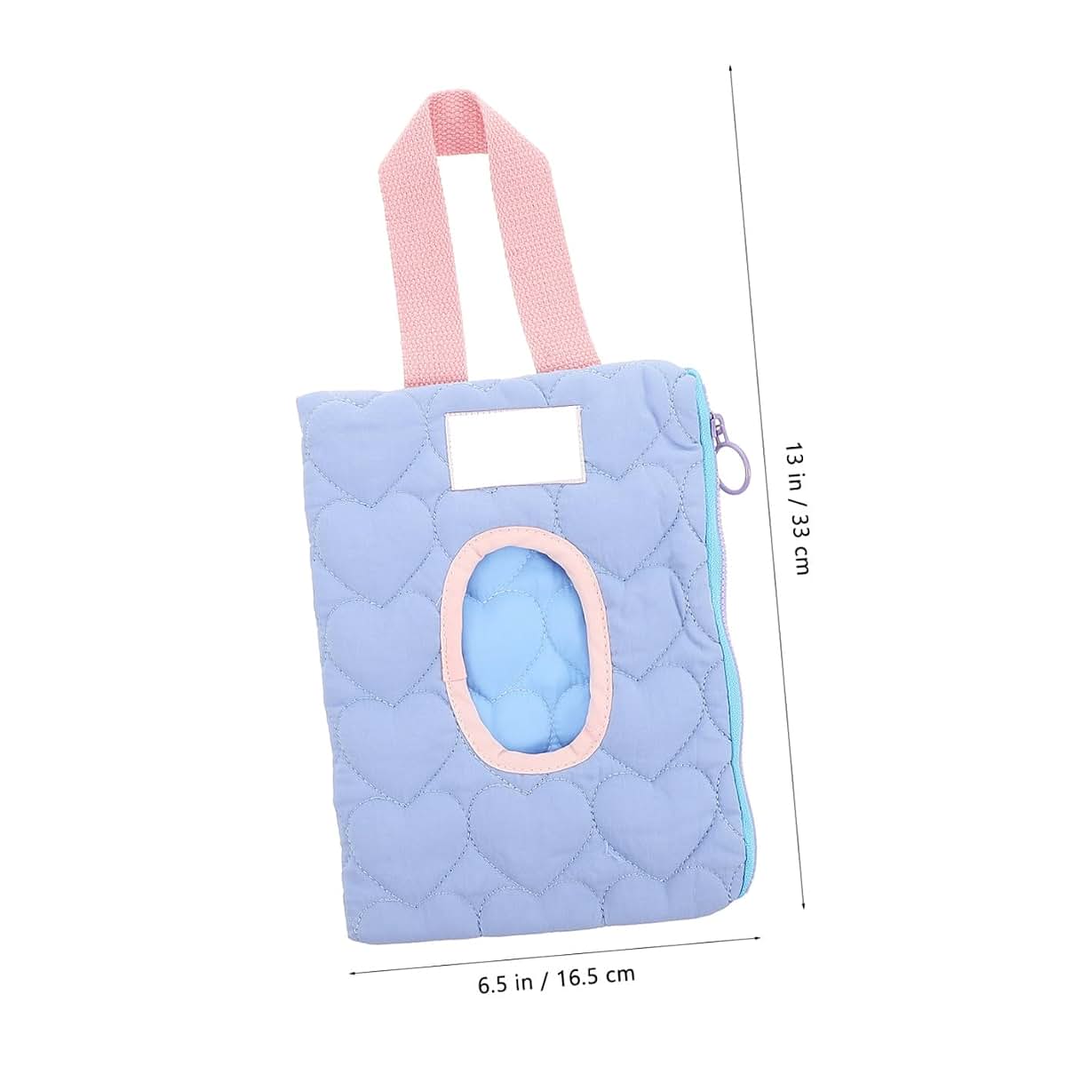 HEMOTON Stroller Hanging Wipes Organizer, Cotton, Sky Blue, Pull-Out Flip Cover