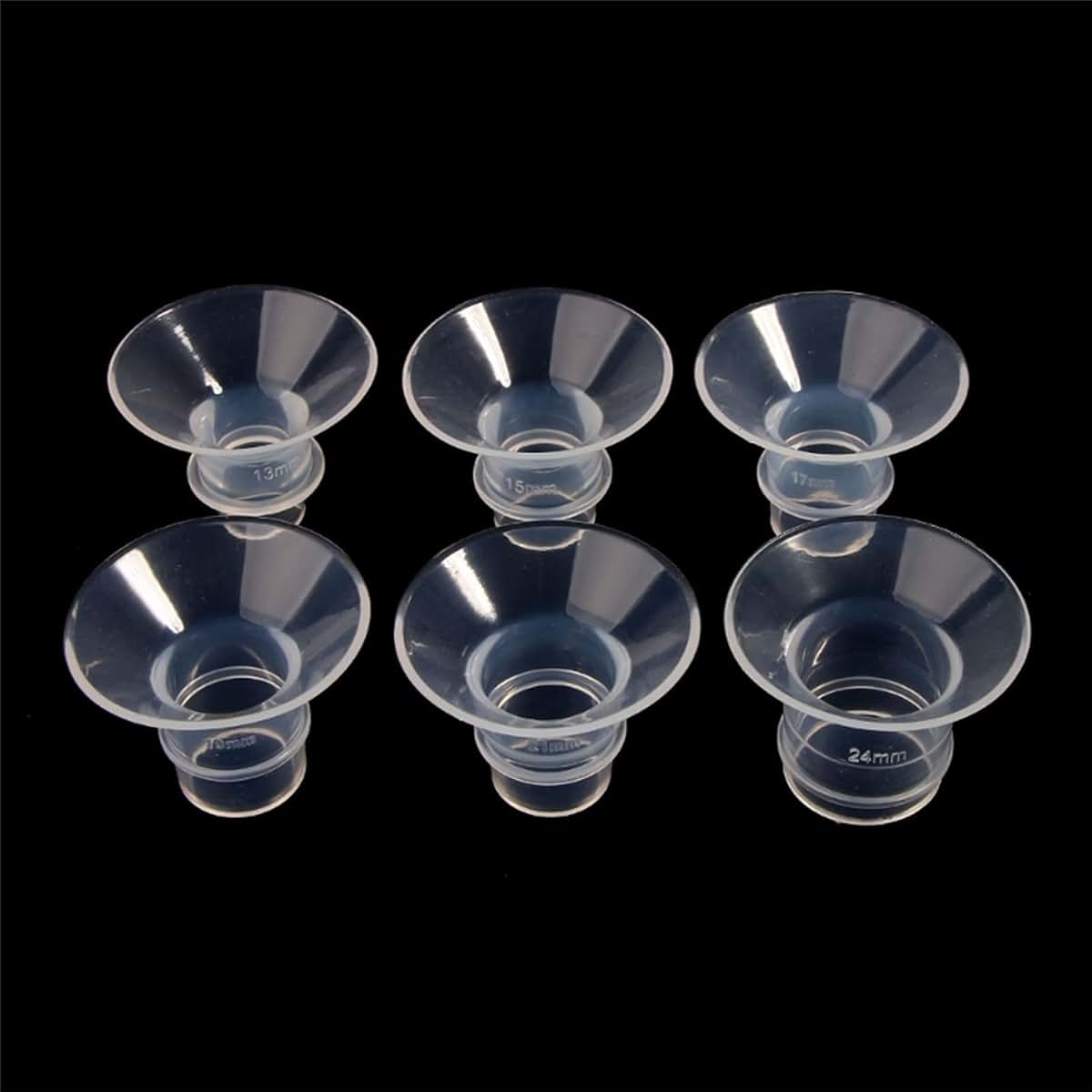 Qsvbeeqj Silicone Breast Pump Flange Insert for Shield Nipple Tunnel Sizing (photo 2)