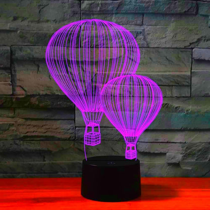 Jinnwell 3D Hot Air Balloon LED Night Light With 16 Color Changing Base (photo 4)