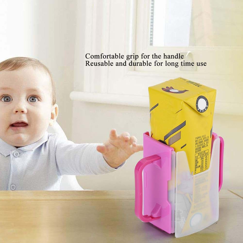 Milk Drink Holder for Kid Child Kitchen Tool - Adjustable Capacity