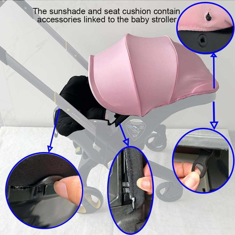 Feliliber Stroller Accessory Washing Kit Textile Set