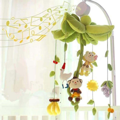 Gilroy Baby Rotary Mobile Crib Bed Bell Toy Windup Clockwork Movement Music Box with Rotating Hook (photo 4)