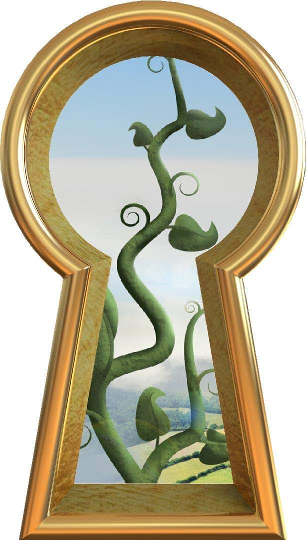 Stickit Graphix Gold Keyhole Wall Decal