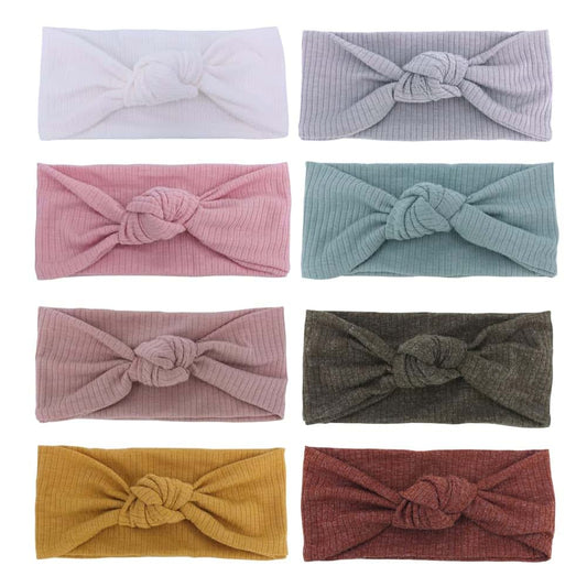 Sugarmelon Baby Headbands Stretchy Hairbands Hair Bow Elastics for Baby Girls Newborn Toddlers Infant Kids (Knot