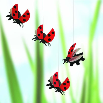 Flensted Mobiles Ladybird Hanging Nursery Mobile - 20 Inches (photo 2)