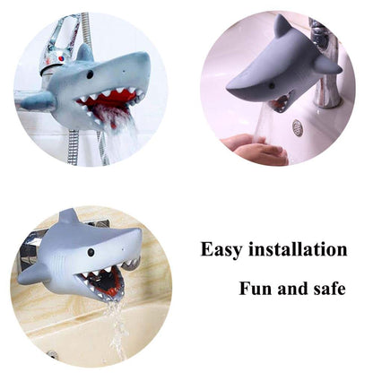 GUGELIVES Children’s Faucet Extender Bath Spout Cover Grey Shark (photo 2)