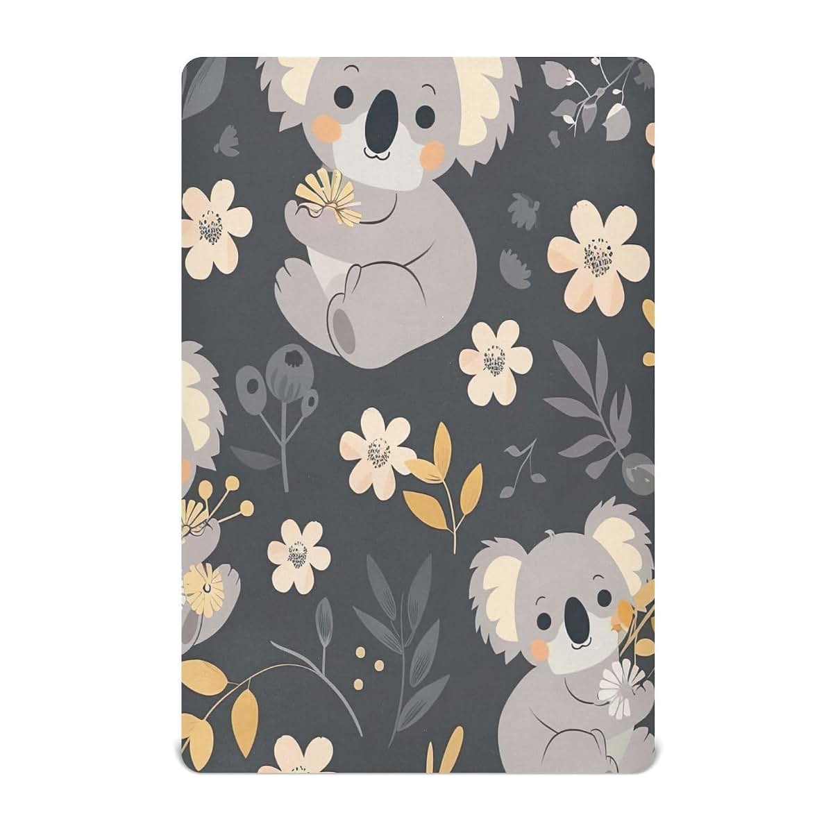 Nander Cute Koala Fitted Crib Sheet For Standard Crib And Toddler Mattresses