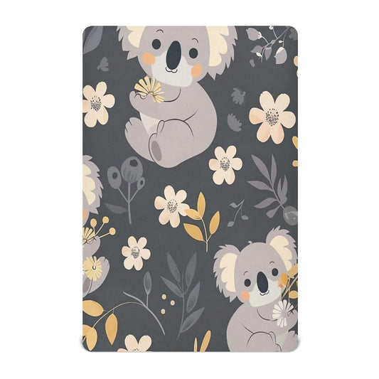 Nander Cute Koala Fitted Crib Sheet For Standard Crib And Toddler Mattresses