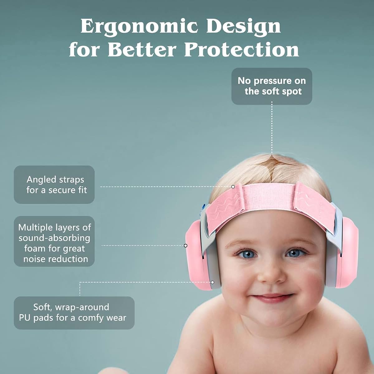 Bella's Friends Life Baby Ear Muffs With Adjustable Noise Reduction (photo 4)