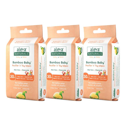 Aleva Naturals Pacifier & Toy Wipes - Pacifier Wipes, Baby Toy Wipes, Bottle Wipes, Extra Strong and Ultra Soft, Value