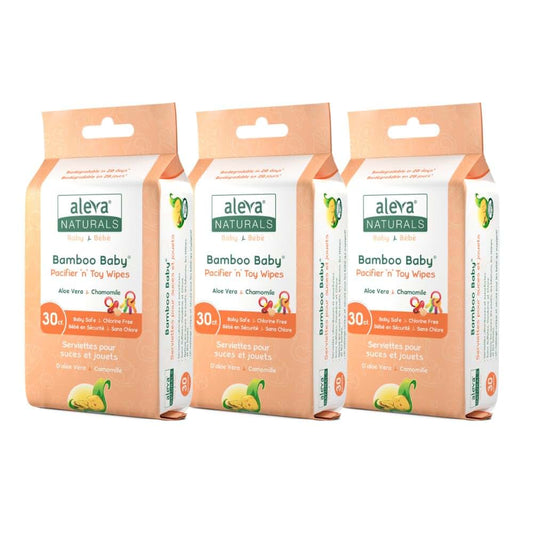 Aleva Naturals Pacifier & Toy Wipes - Pacifier Wipes, Baby Toy Wipes, Bottle Wipes, Extra Strong and Ultra Soft, Value