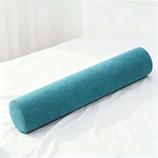 Pongpai Full Body Pillows for Adults, Round Long Bolster Pillow with Removable Cover, Side Sleeper Cylindrical