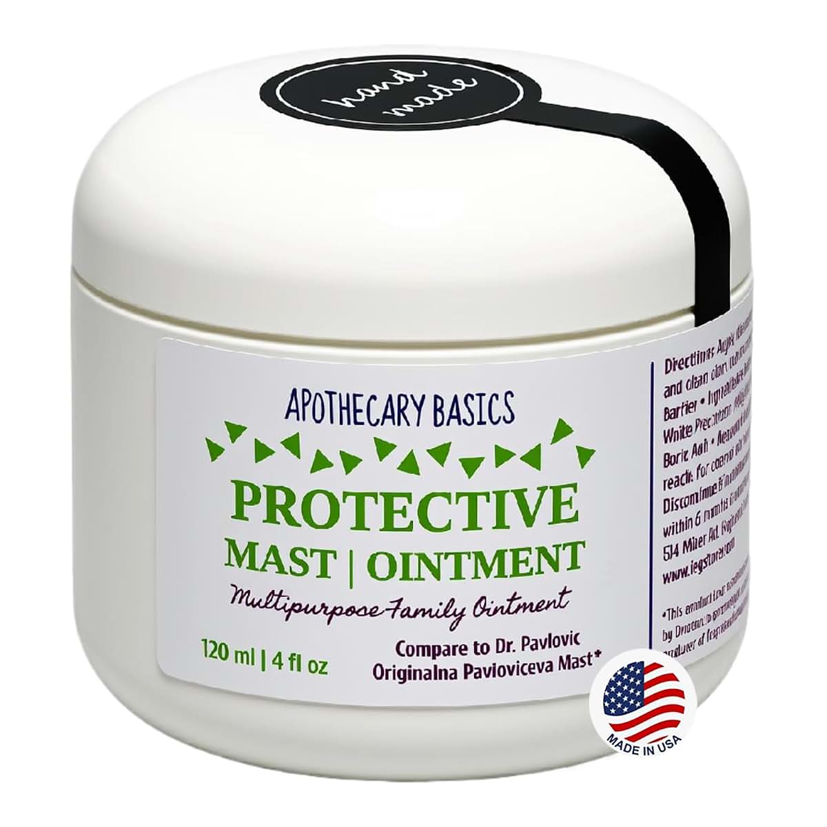 IEG Store Protective Lanolin Ointment - Handmade in USA - 4 fl oz (120 mL) (photo 2)