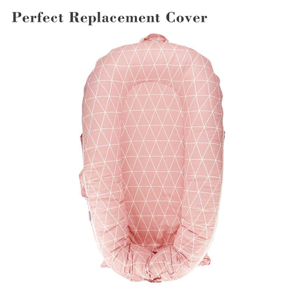 Sweety Baby Newborn Lounger Cover For DockATot Deluxe – 100% Cotton, Pink