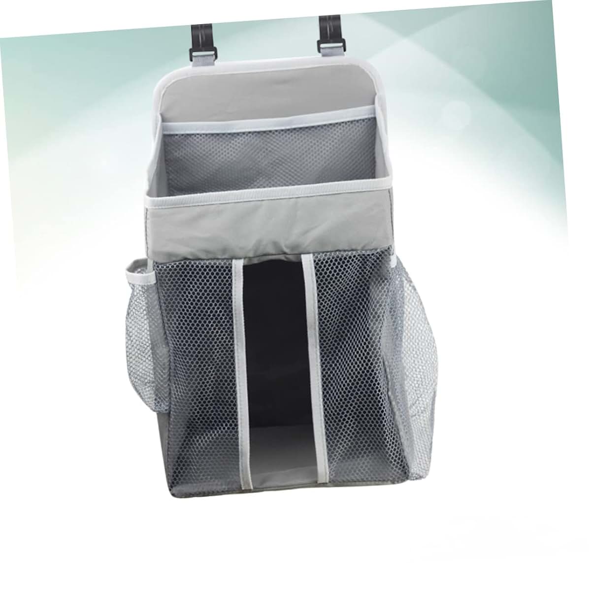 Hanging Crib Storage Organizer Bag for Diapers and Clothes