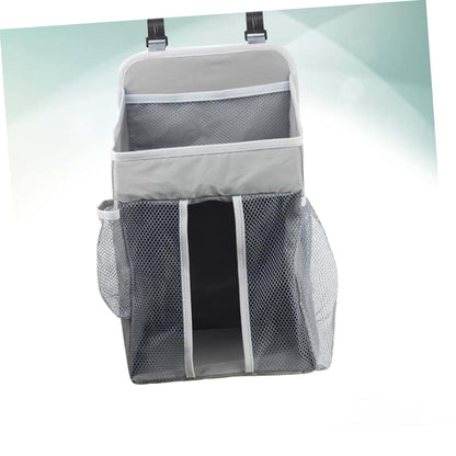 Hanging Crib Storage Organizer Bag for Diapers and Clothes