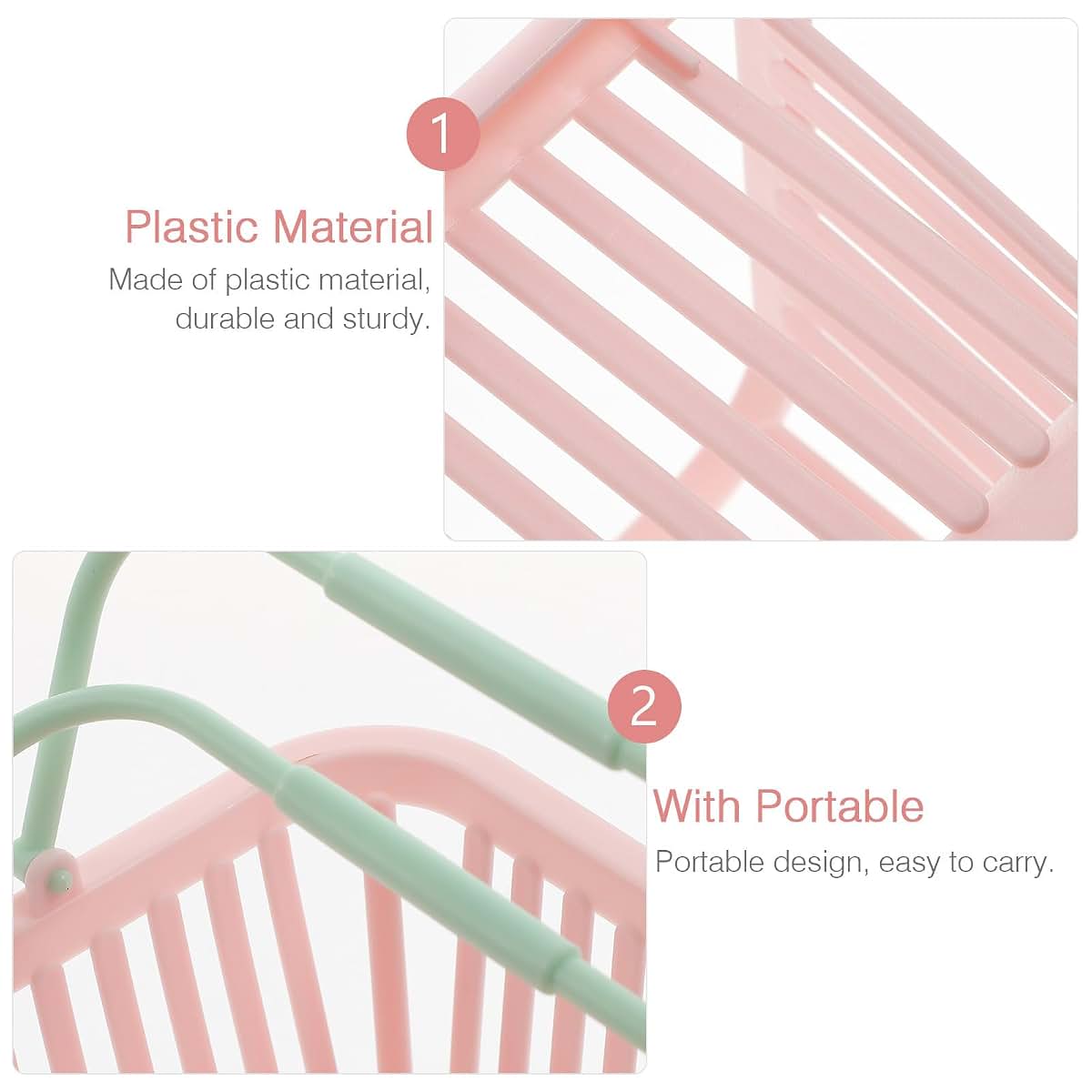 Compact Plastic Storage Bins with Handles for Versatile Organization