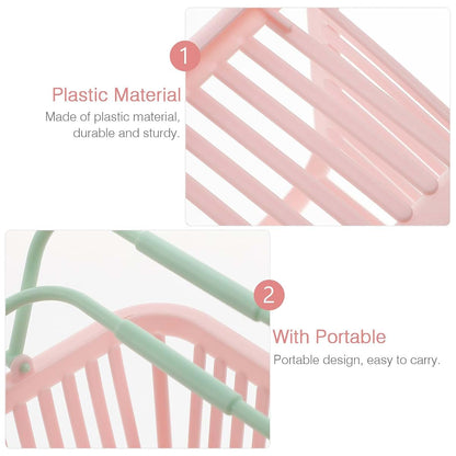 Compact Plastic Storage Bins with Handles for Versatile Organization