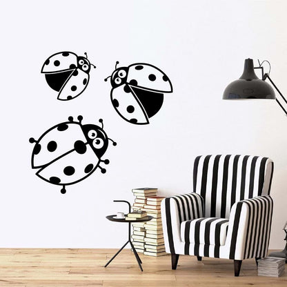Ladybug Vinyl Animal Decal Stickers for Kid Bedroom Decor