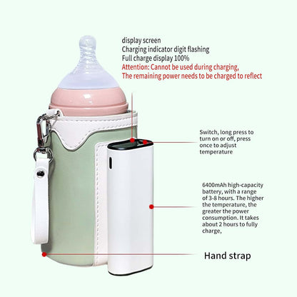 REDYY Wireless Bottle Warmer USB Rechargeable Heating Bag (photo 3)