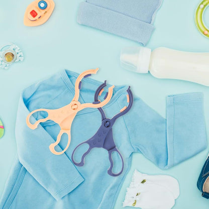 Qumiirity Non-Slip Bottle Clamps for Infant Care and Kitchen Cleaning