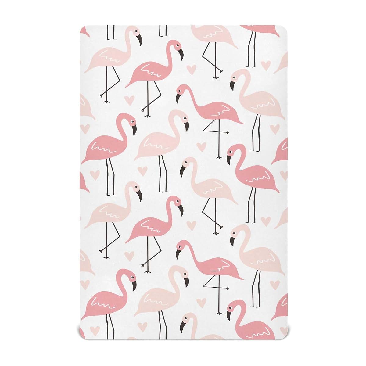 Fitted Crib Sheet for Toddler Mattress | Polyester Spandex Baby Sheets