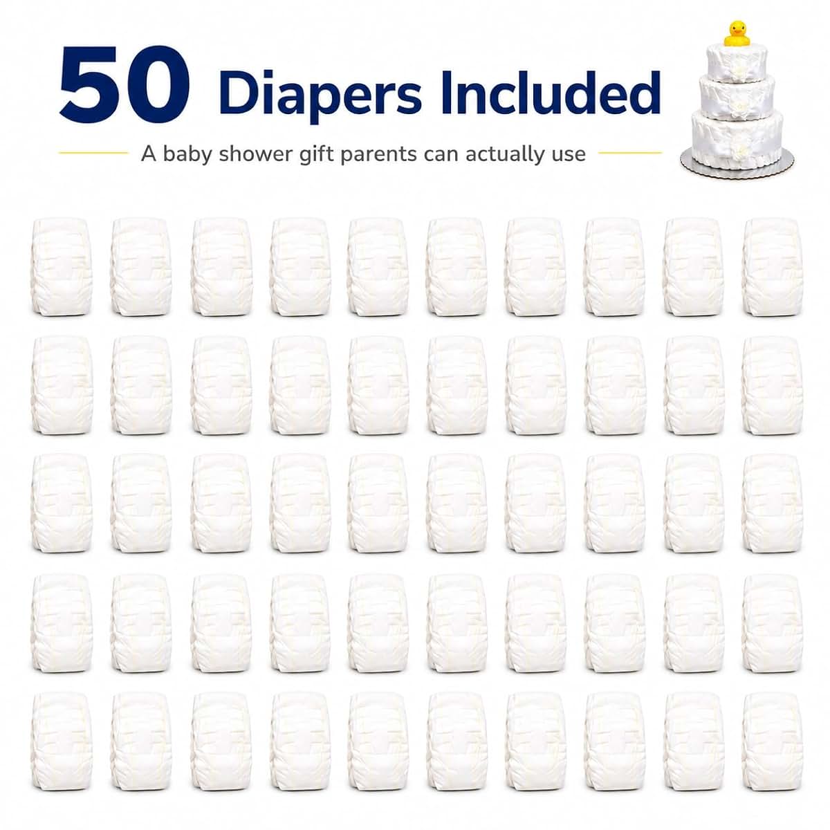 CHOOBLY 4-Tier Diaper Cake Centerpiece Kit Decor