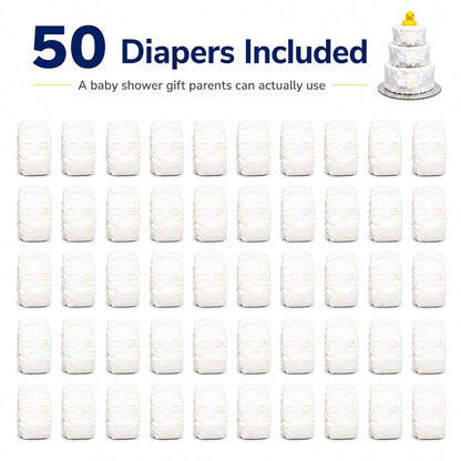 CHOOBLY 4-Tier Diaper Cake Centerpiece Kit Decor