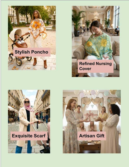 Le Veiléa 3-in-1 Silk Nursing Cover (photo 4)
