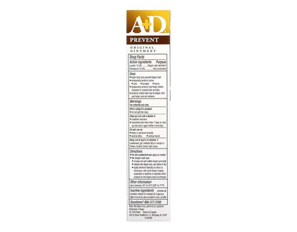 A&D Diaper Rash Ointment and Skin Protectant, Original, 1.5 oz, 2-Pack