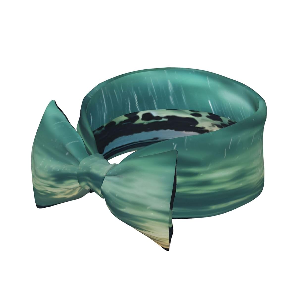 WZYCWB Sea Under The Aurora Borealis Baby Swaddle Set With Headband (photo 2)